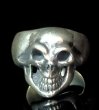 画像3: Old Single Skull  Full Head Ring (3)