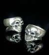 画像15: Old Single Skull  Full Head Ring (15)