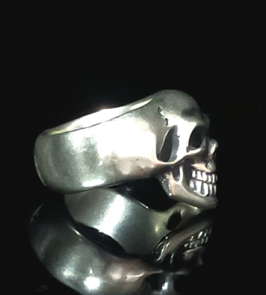 画像9: Old Single Skull  Full Head Ring (9)