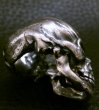 画像18: Medium Large Skull Full Head Ring (18)