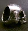 画像12: Medium Large Skull Full Head Ring (12)