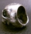 画像11: Medium Large Skull Full Head Ring (11)
