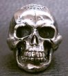 画像4: Medium Large Skull Full Head Ring (4)