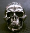画像7: Medium Large Skull Full Head Ring (7)