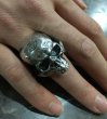 画像16: Medium Large Skull Full Head Ring Without Jaw (16)