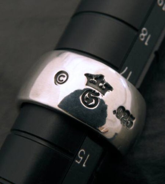 画像2: Skull Spike Ring (Side Flat) (2)