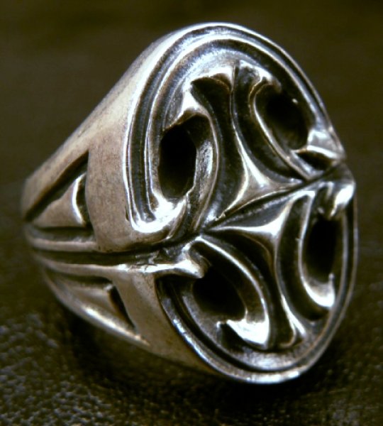 画像6: Sculpted Oval Large Signet Ring (6)