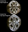 画像7: Sculpted Oval Large Signet Ring (7)