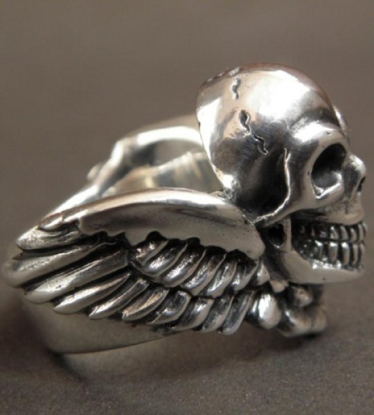 画像3: Wing Skull Ring (3)