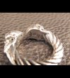 画像8: Quarter Skull With Cable Wire Bangle Ring (8)