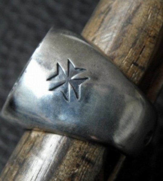 画像7: Battle-Ax Round Stamp Ring (7)