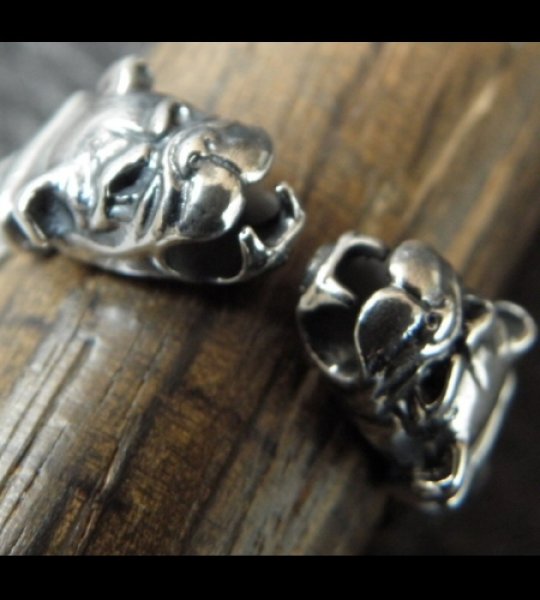 画像7: One ninth Bulldog Triangle Wire Bangle Ring (7)