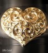 画像11: Gold Heart On Silver Ring (11)