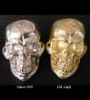 画像8: Large Skull Ring with Jaw Platinum Finish (8)