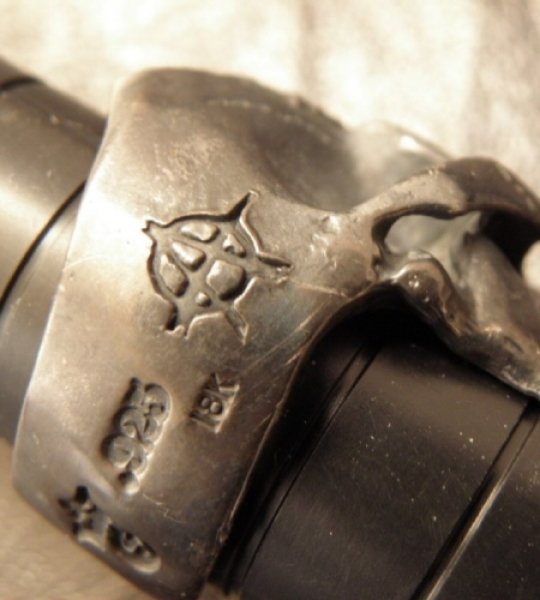 画像2: Xconz Collaboration 18k Gold Teeth Large Skull Ring 2nd generation (2)