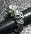 画像5: Half Size Devil Skull Triangle Wire Bangle Diamond Ring (5)