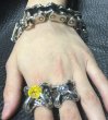 画像6: 18.85Ct Yellow Sapphire Iron Claw Ring (6)