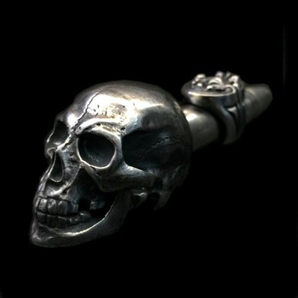 画像1: Old Large Skull Ideal Smoke Pipe (1)