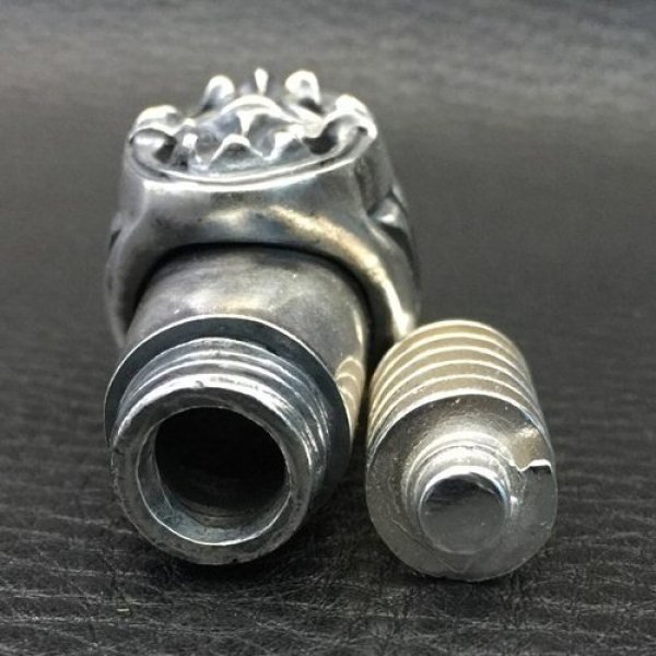 画像11: Old Large Skull Ideal Smoke Pipe (11)