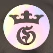 画像1: Gaboratory G&Crown Hologram Sticker (1)