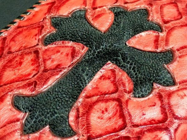 画像4: Elephant Cross Inlay Anteater Check Book (4)