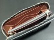 画像5: G&Crown Overlay Cordovan Round Zip Wallet (Slim Type) (5)