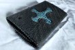 画像14: Frog Hammer Cross Inlay Shark Long Wallet (14)