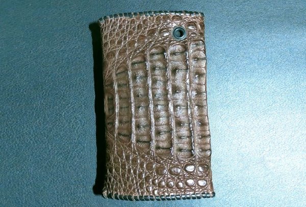 画像3: Crocodile Head & Horn Back Long Wallet(Brown)※新入荷！現品限り即納 (3)