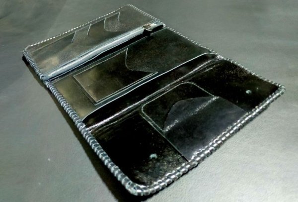 画像7: Python Cross Inlay Shark Long Wallet ※新入荷！現品限り即納 (7)