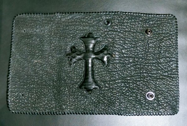 画像2: Python Cross Inlay Shark Long Wallet ※新入荷！現品限り即納 (2)