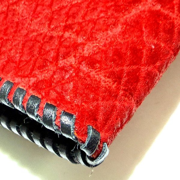 画像9: Crocodile Flank Cross Inlay Elephant Wallet (9)