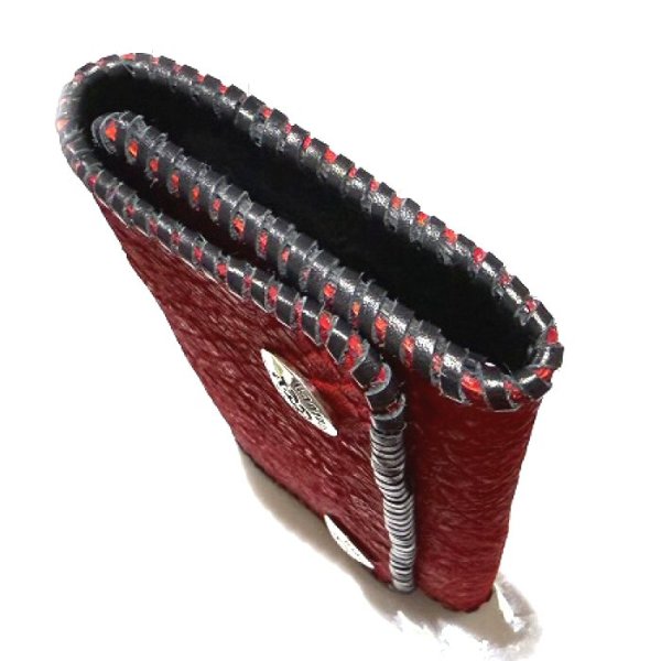 画像4: Crocodile Flank Cross Inlay Elephant Wallet (4)