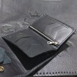 画像13: Crocodile Flank Cross Inlay Elephant Long Short Wallet (13)