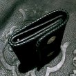 画像10: Crocodile Flank Cross Inlay Elephant Long Short Wallet (10)
