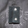 画像2: Crocodile Flank Cross Inlay Elephant Long Short Wallet (2)