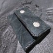 画像5: Crocodile Flank Cross Inlay Elephant Long Short Wallet (5)