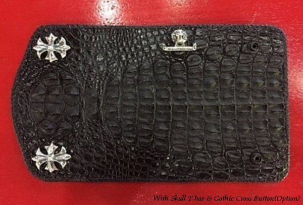 画像3: Crocodile Head Long Wallet (3)