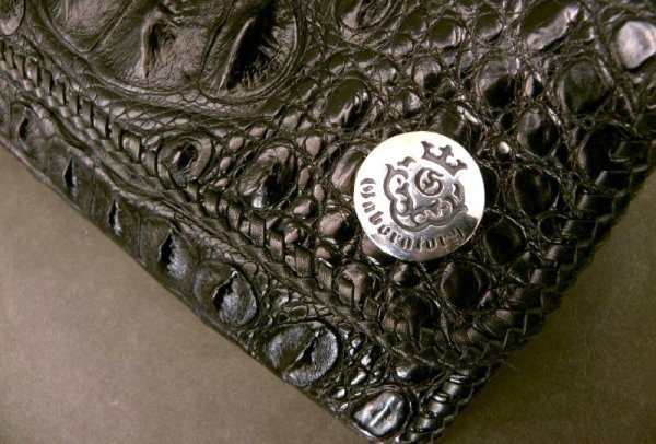 画像20: Crocodile Haed & Horn Back All Gusset Wallet (20)