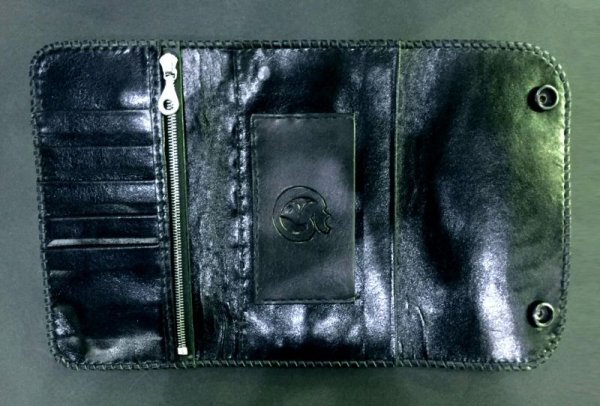 画像2: Crocodile Horn Back Long Wallet (2)