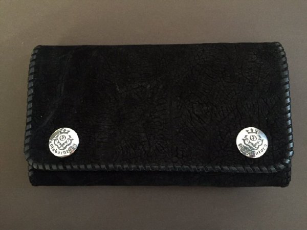 画像3: Stingray G&Crown Inlay Hippo Long Wallet (3)