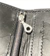 画像13: Crocodile Flank Cross Inlay Elephant Short Wallet (13)