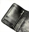 画像10: Crocodile Flank Cross Inlay Elephant Short Wallet (10)