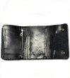 画像6: Crocodile Flank Cross Inlay Elephant Short Wallet (6)