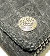 画像18: Crocodile Flank Cross Inlay Elephant Short Wallet (18)
