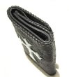 画像5: Crocodile Flank Cross Inlay Elephant Short Wallet (5)