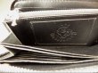 画像5: Atelier Mark Overlay Saddle Leather Round Zip Wallet (Black) (5)