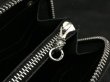 画像11: Atelier Mark Overlay Saddle Leather Round Zip Wallet (Slim Type・Black) (11)