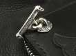 画像9: Atelier Mark Overlay Saddle Leather Round Zip Wallet (Slim Type・Black) (9)