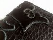画像14: Atelier Mark Overlay Crocodile Belly Round Zip Wallet [RZ-11] (14)