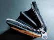 画像8: Atelier Mark Overlay Saddle Leather Round Zip Wallet (Slim Type・2tone) (8)